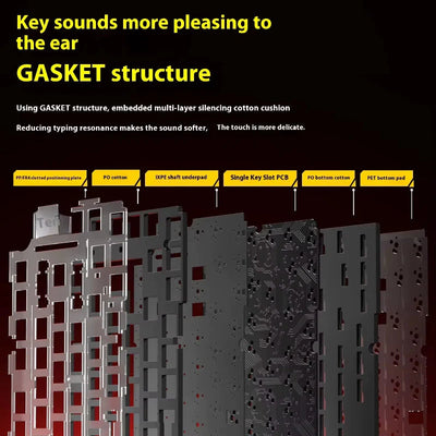 Leobog Hi75C Pro Wireless 75% Mechanical Keyboard (Barebone)