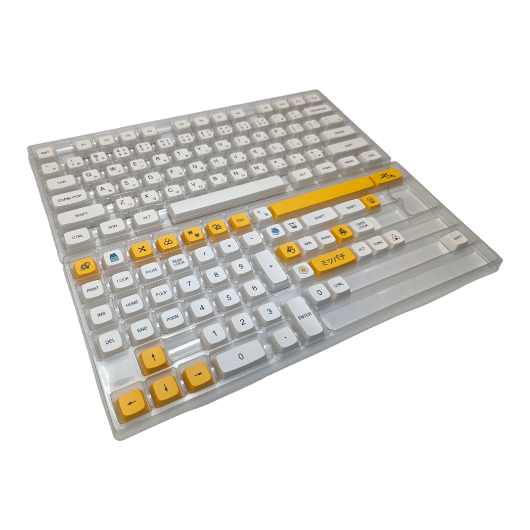 Milk & Honey Bee PBT XDA Keycap Set (137 pc)