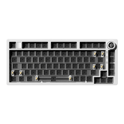 LEOBOG HI75C WIRELESS Mechanical keyboard frame without keycaps on a white background