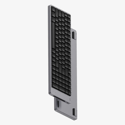 Lofree Flow 2 100 Wireless 96% Low Profile Mechanical Keyboard floating in air