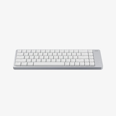White metal shelf on a white background