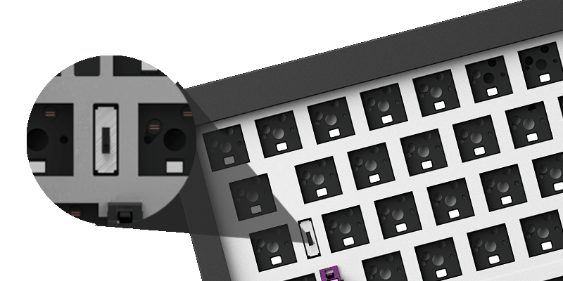 Monsgeek M7W Wireless Mechanical 65% Keyboard