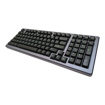 Dark Mantis Green on Black (TK-GOB) ABS Cherry MX Keycap Set (121 pcs)