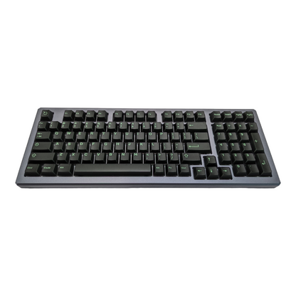 Dark Mantis Green on Black (TK-GOB) ABS Cherry MX Keycap Set (121 pcs)