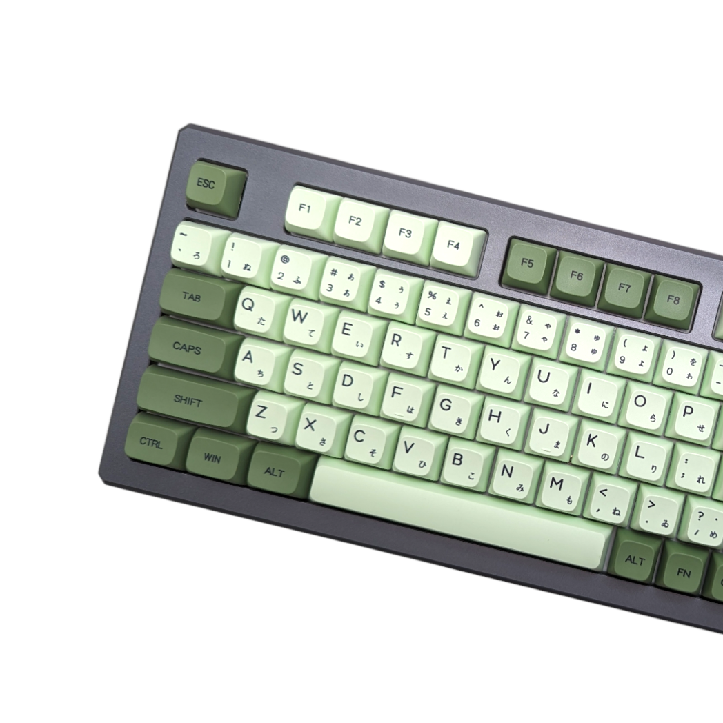 Matcha PBT XDA Keycap Set for mechanical keyboards