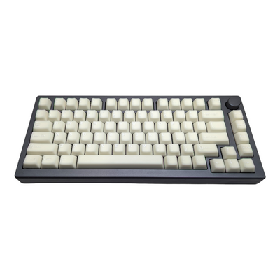 Milky Marshmallow White on White Cherry MX Keycap Set (114 pcs) mechanical keyboards
