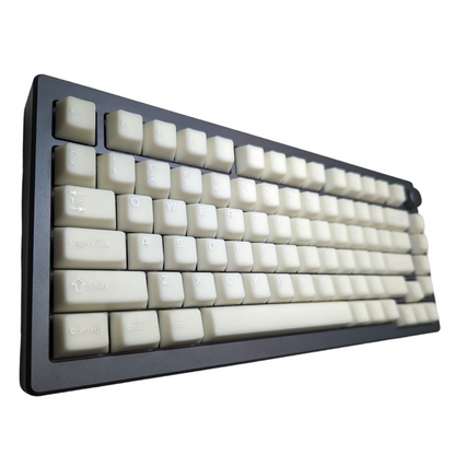 Milky Marshmallow White on White Cherry MX Keycap Set (114 pcs)