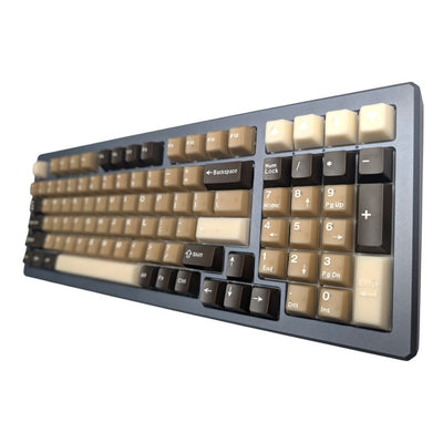 Mocha Marshmallow ABS Doubleshot Cherry MX Keycap Set coffee cafe