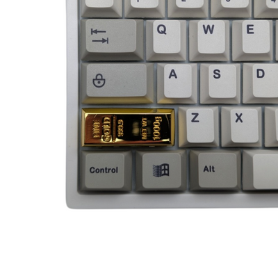 Gold Bar 2.25u Metal Keycap