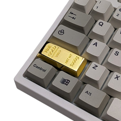 Gold Bar 2.25u Metal Keycap