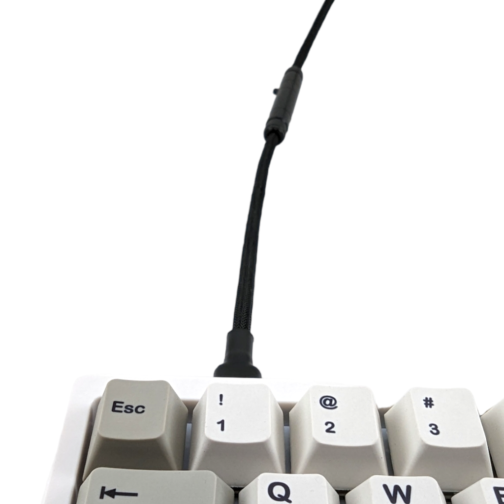Thock king mini xlr braided straight cable mechanical keyboards