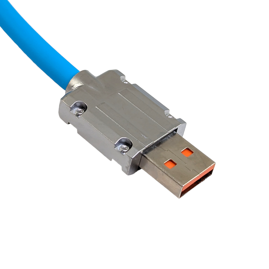 USB-A to USB-C 100w Tangle Free Silicon Cable