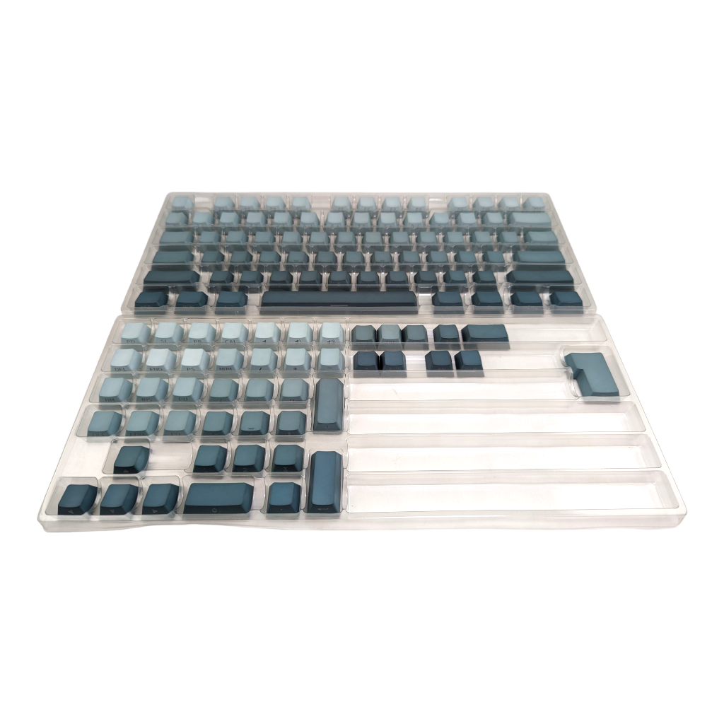 Green Dragon Scale PBT OEM Keycap Set (RGB shine through)