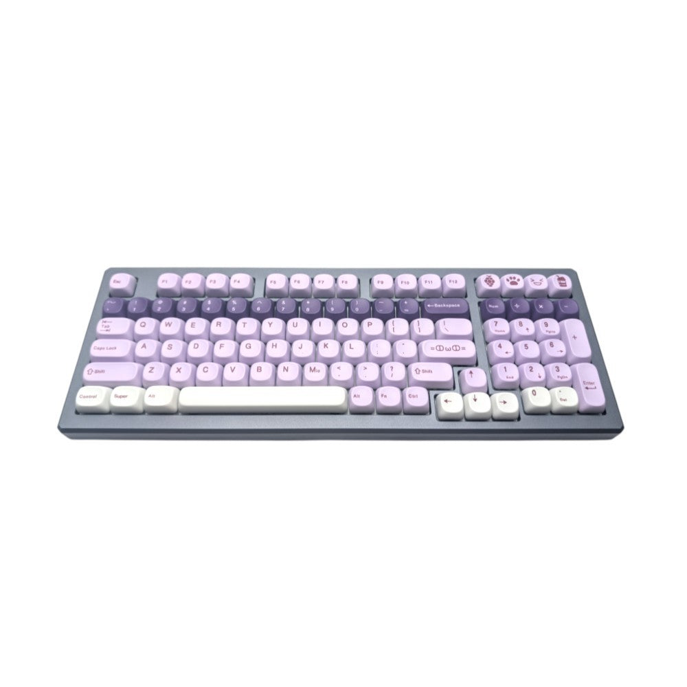 Purple Grapeline MOA PBT Keycap Set mechanical keyboard 