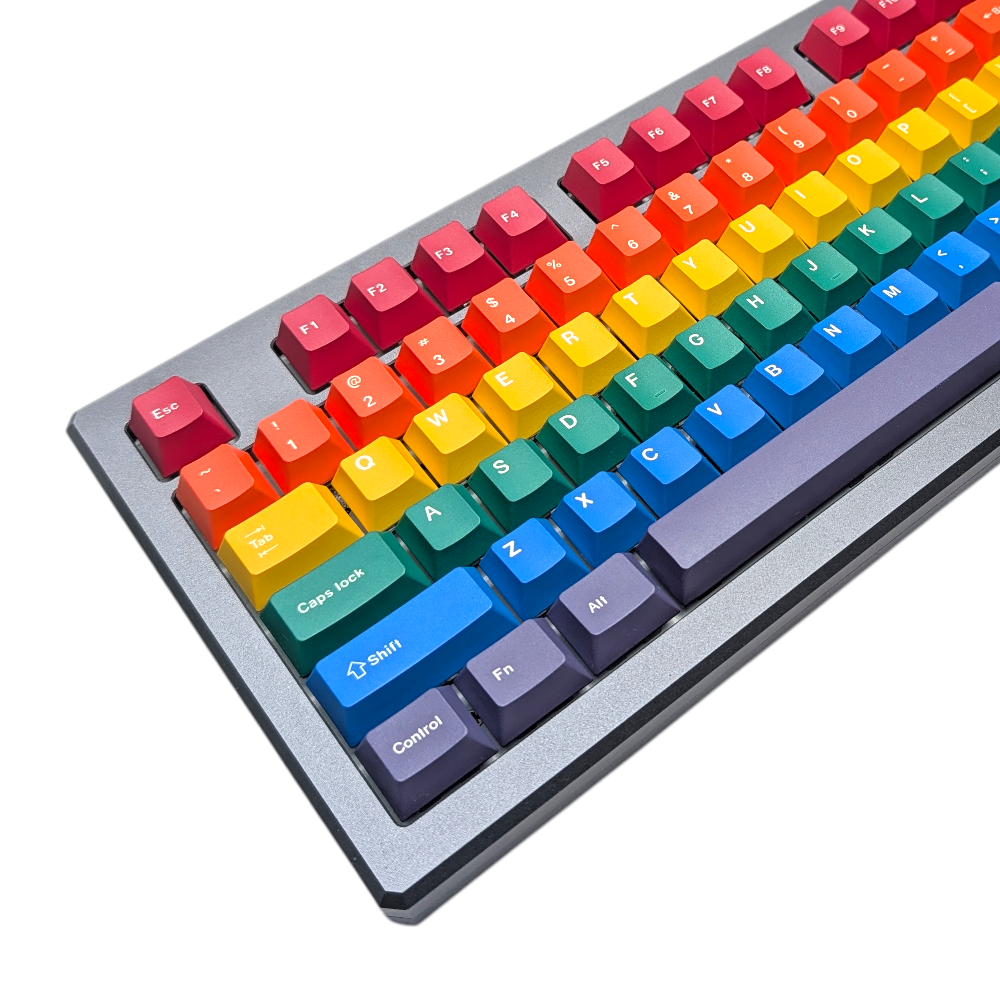 Top-down view of the radiant Rainbow Burst layout.