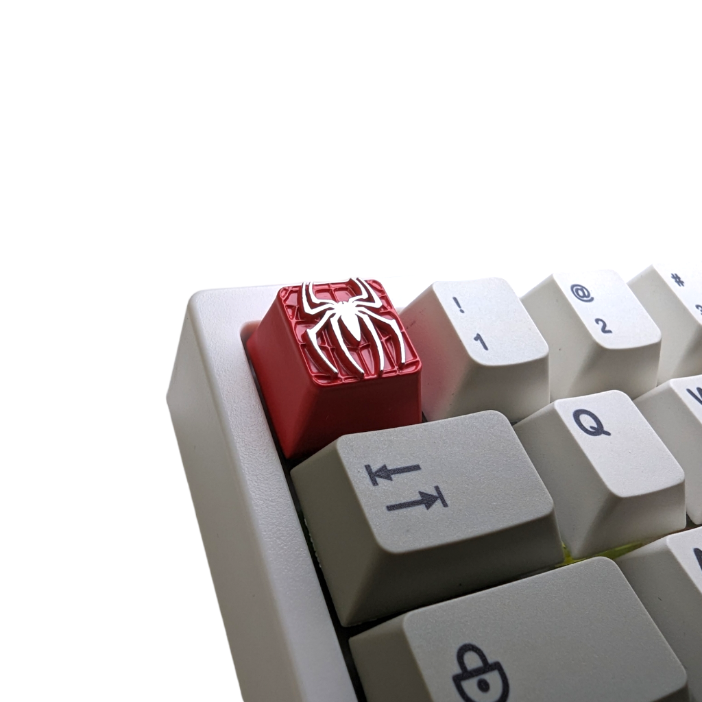 Spider spiderman superhero keycap keycaps metal keyboard keyboards for sale online sell