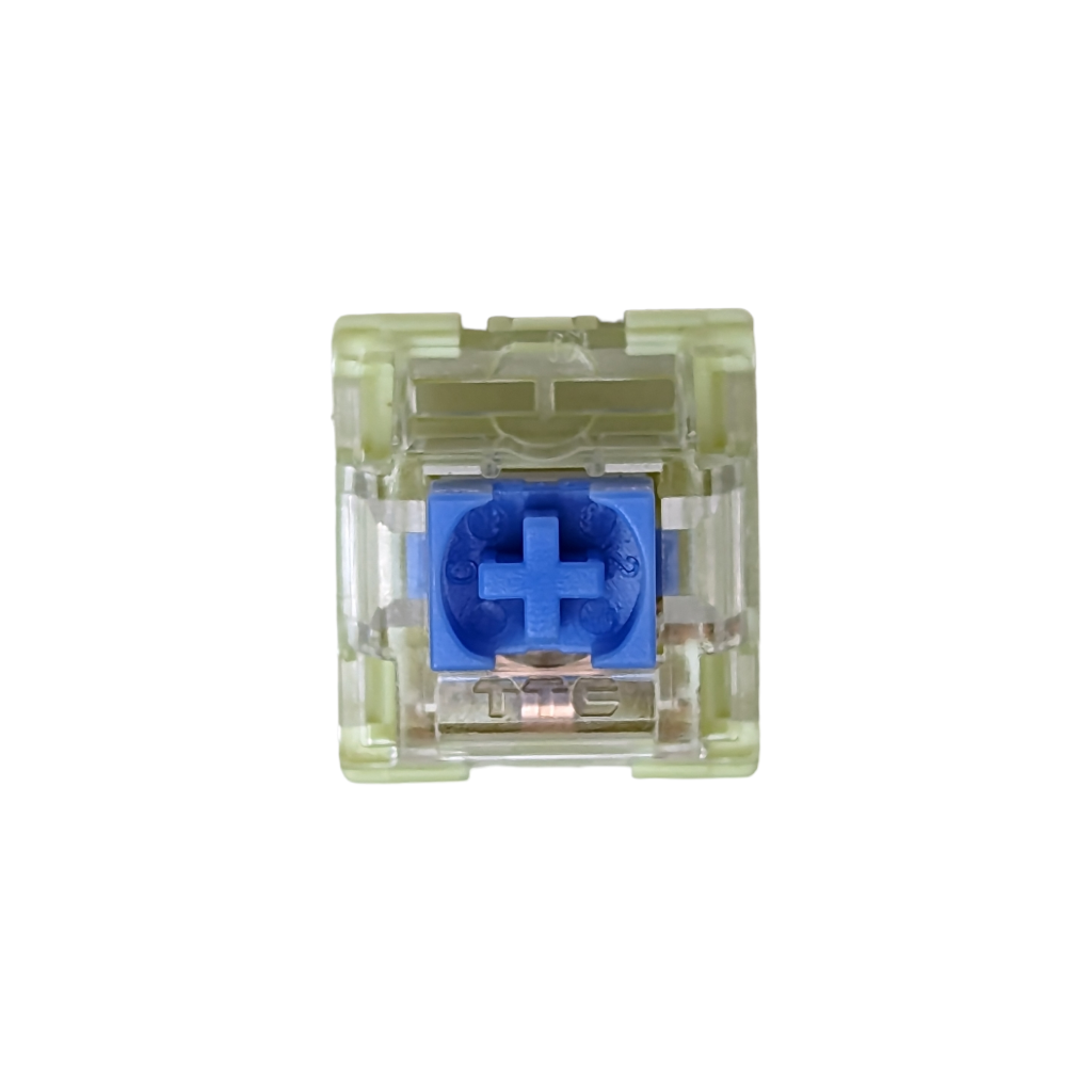 TTC Brother Golden blue muted clicky switch 37g switches for mechanical keyboard  front