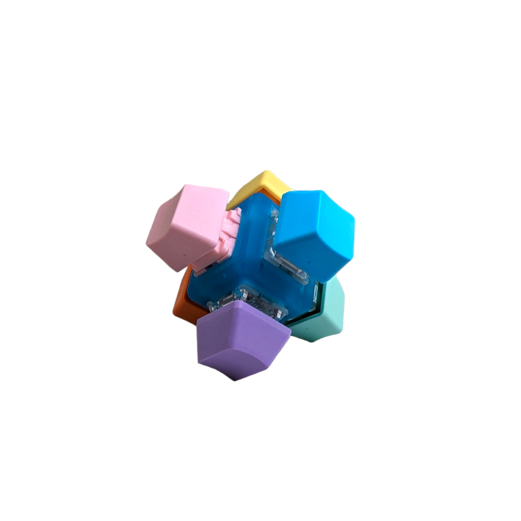 Fidget Cube Mini 6 x Mechanical Switch Fidget Toy Thock King