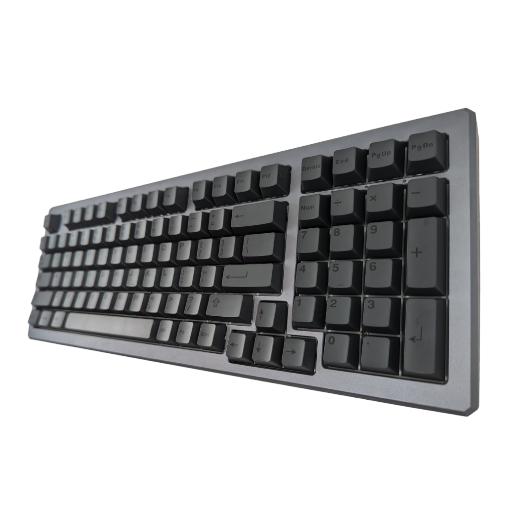 Thock king black on black cherry mx keycap keycaps set mechanical keyboard stealth