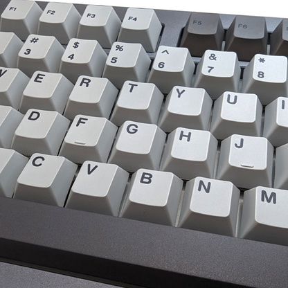 Wet Cement Black on Gray (TK-BOG) PBT Cherry MX Keycap Set (158 pcs)