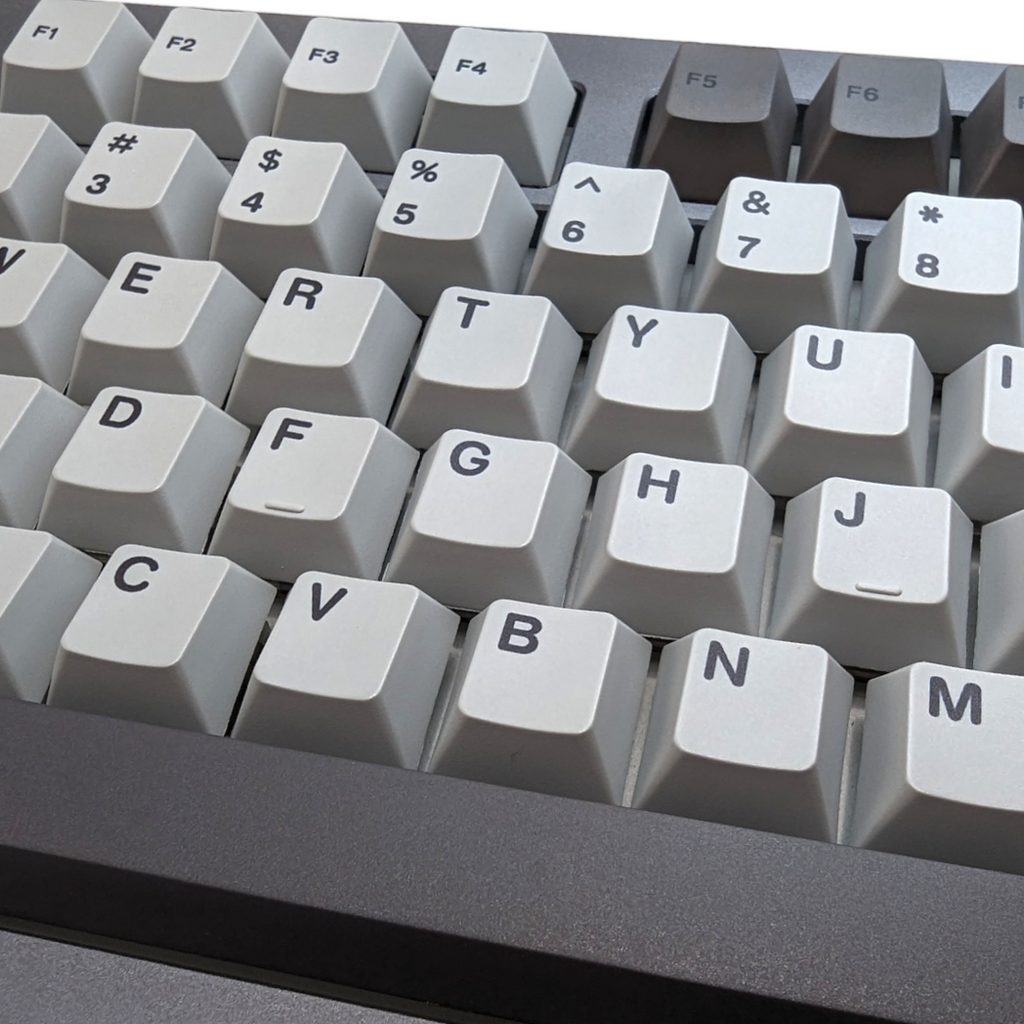 Wet Cement Black on Gray (TKBOG) PBT Cherry MX Keycap Set (158 pcs