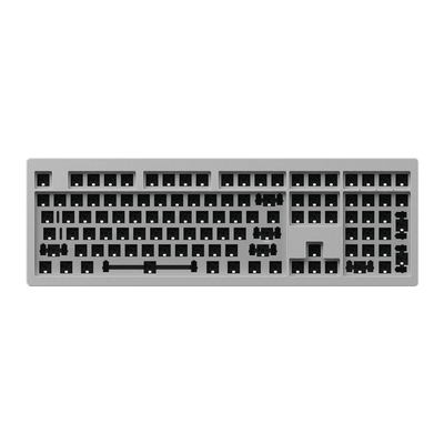 Monsgeek M5W Full-Sized Wireless Mechanical Keyboard silver