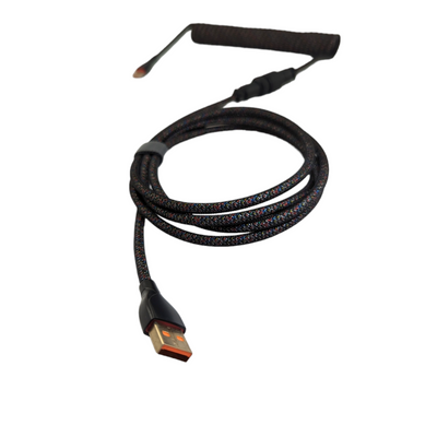 galaxy braided coil cable thock king usb c