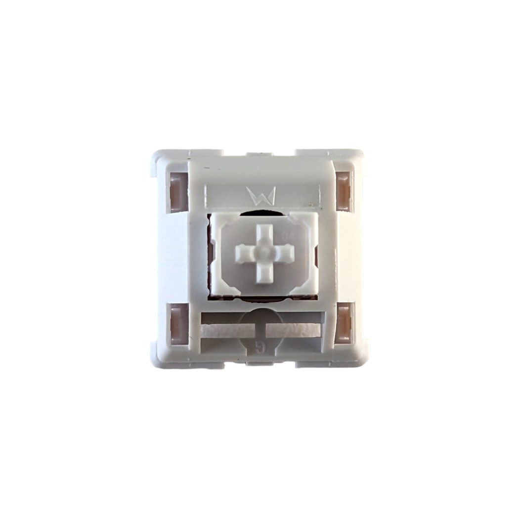 WS Wuque Studio White Silent Linear Switches for mechanical keyboards