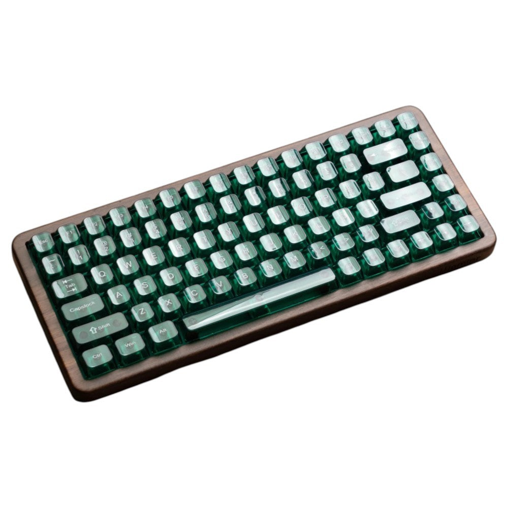 Womier WD75 V2 Wireless 75% Wooden Mechanical Keyboard mda keycaps