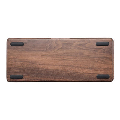 Womier WD75 V2 Wireless 75% Wooden Mechanical Keyboard back view wood