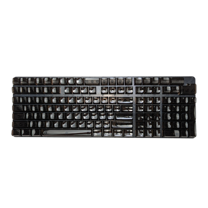Black Crystal Clear RGB CSA Keycap Set (143 pc)
