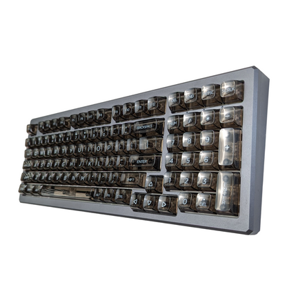 Black Crystal Clear RGB CSA Keycap Set (143 pc)
