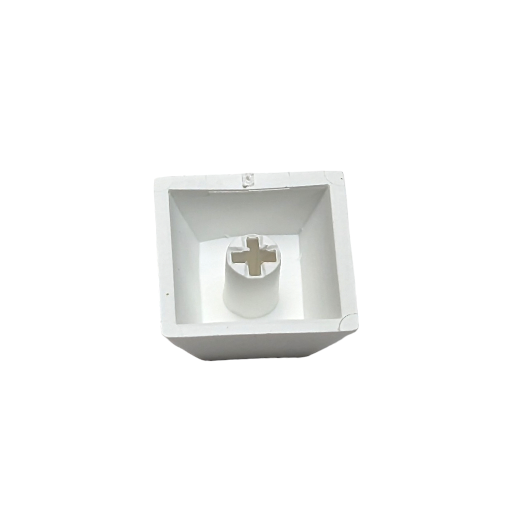 COLOR-MODS Black on White Cherry MX Keycap Set (138 pcs)