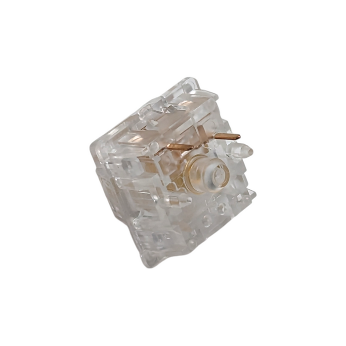 Everglide Aqua King V3 Schakelaar – Lineair, 5-pins, Volledig Transparant, RGB, 62g, 30 Stuks, Voor Mechanische Gamingtoetsenborden