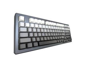 Shades of Gray Scale PBT OEM Keycap Set (RGB shine through)