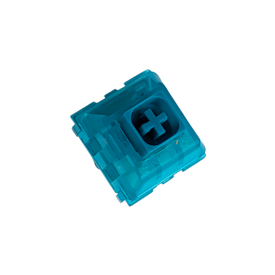 Kailh Box Midnight Jade clicky switches ready for a hot-swap mechanical keyboard build, highlighting the premium dark jade aesthetic.