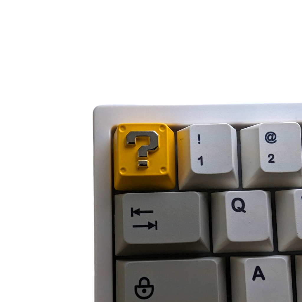super mario mystery box keycap keycaps metal keyboard keyboards