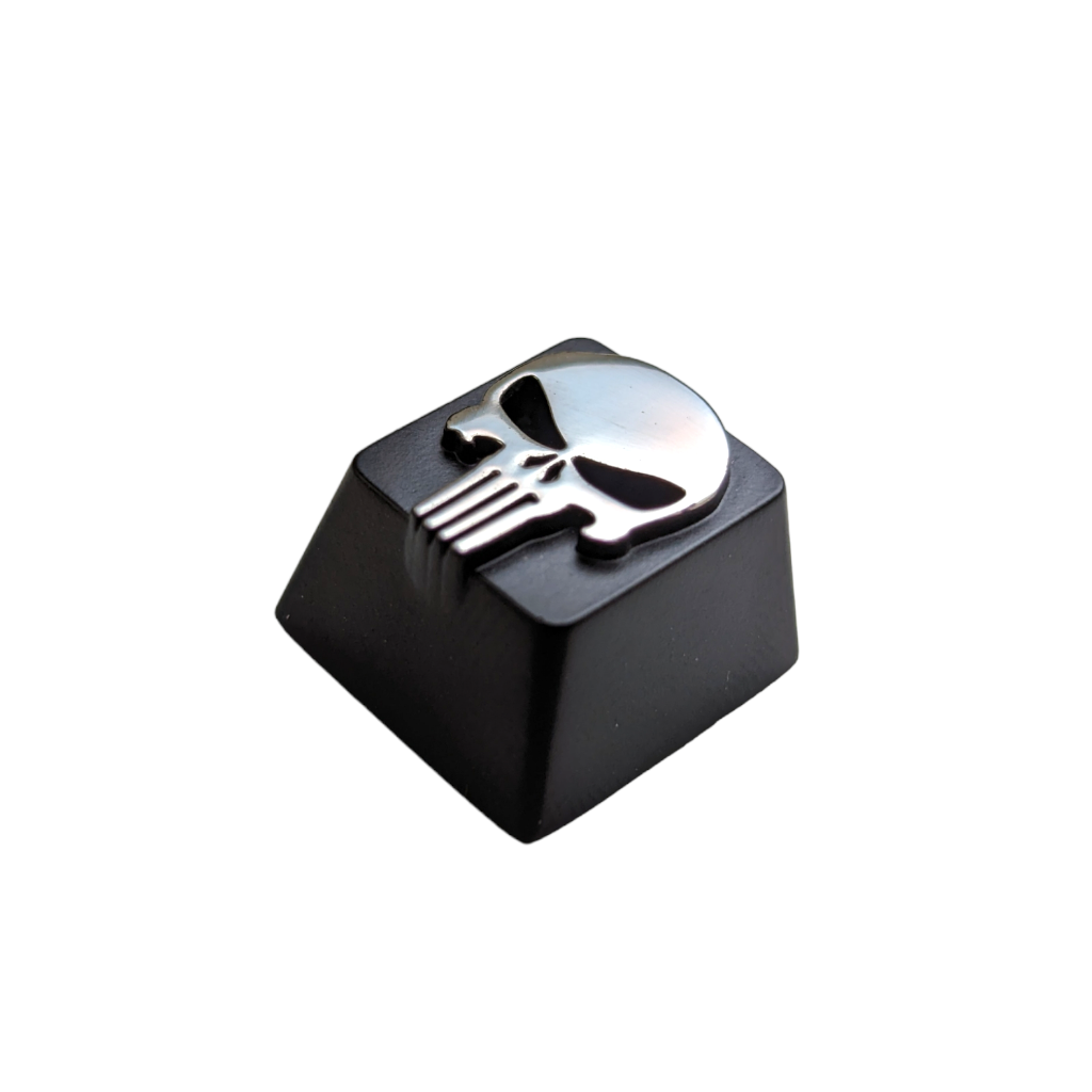     skull punisher game gamer keycap keycaps metal keyboard mechanical keyboards buy