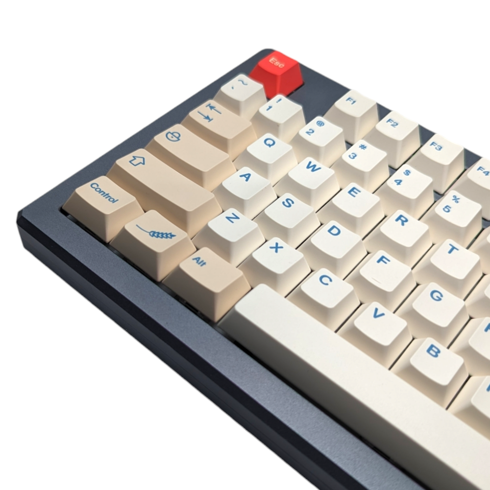 Cherry Keycap Rows Soy MIlk PBT Cherry MX Keycap Set (147 pcs) – Thock King