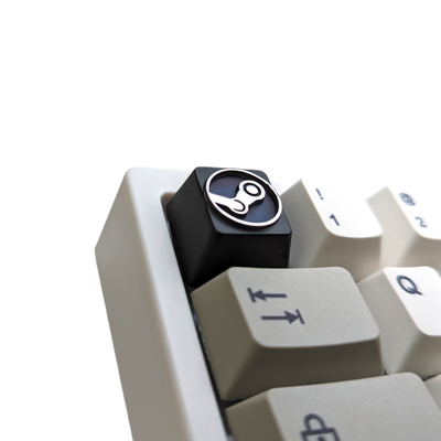 steam steamdeck game gamer keycap keycaps metal keyboard mechanical keyboards forsale pc cog
