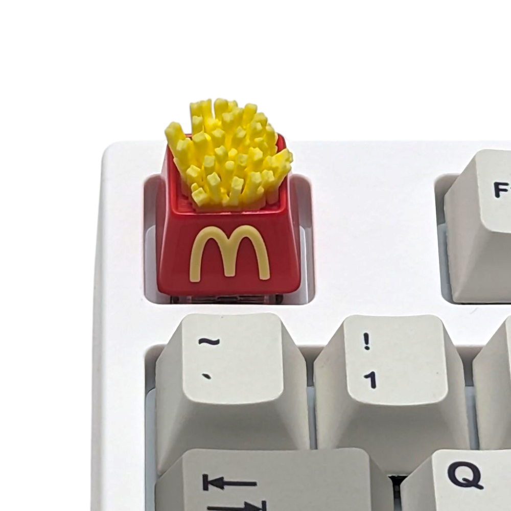 McFries French Fries Artisan Keycap for custom mechanical keyboards