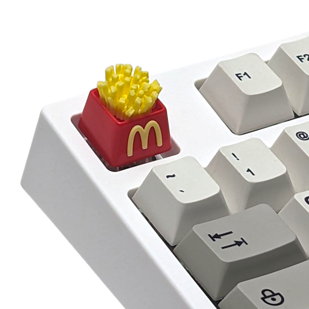 McFries French Fries Artisan Keycap for custom mechanical keyboards