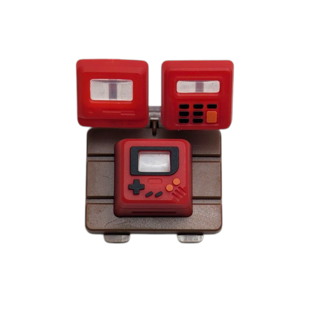 Retro Devices 3 in 1 Artisan Keycap gameboy calculator pc computer for mechanical keycaps 
