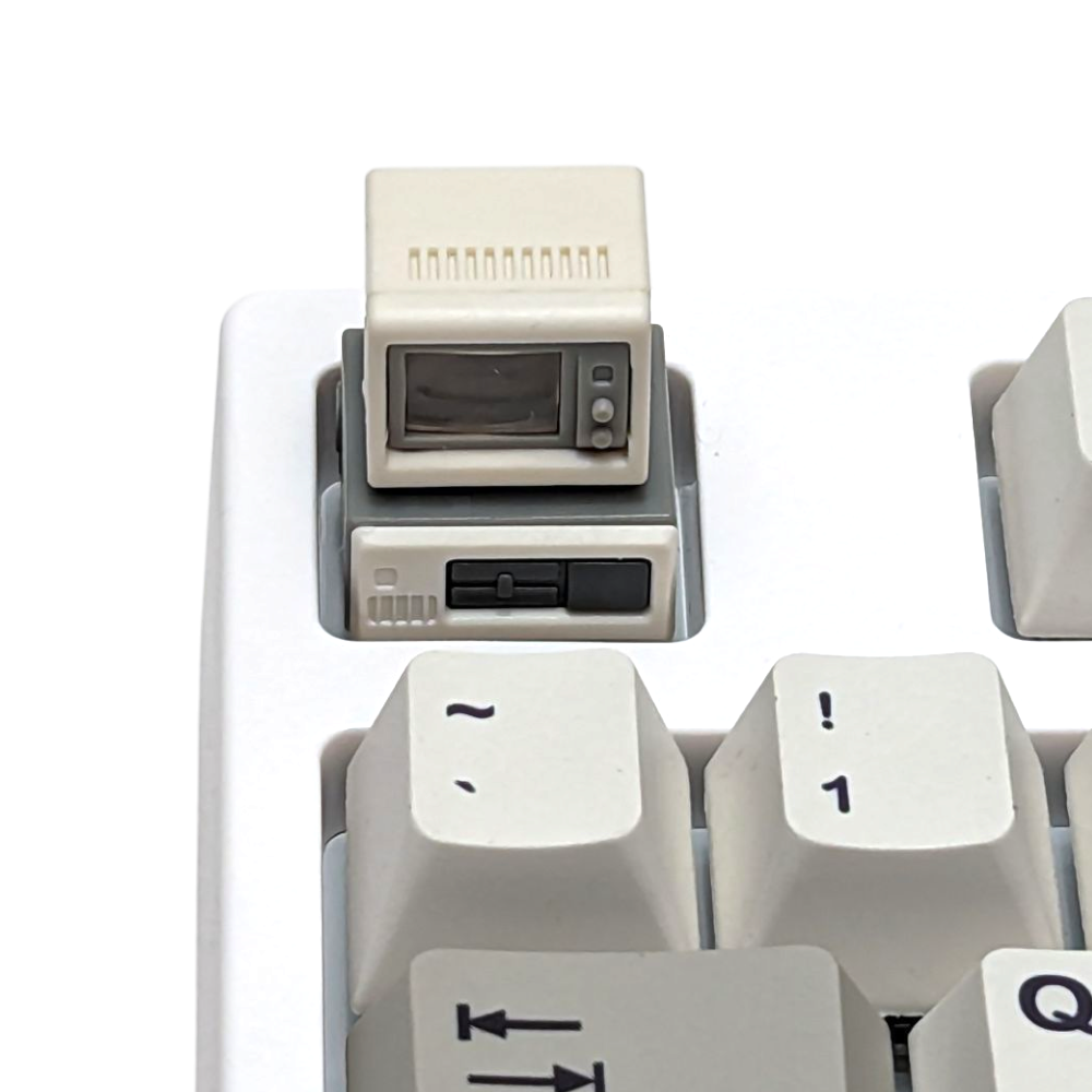 Retro Mac Computer Artisan Keycap for mx mechanical keyboards 