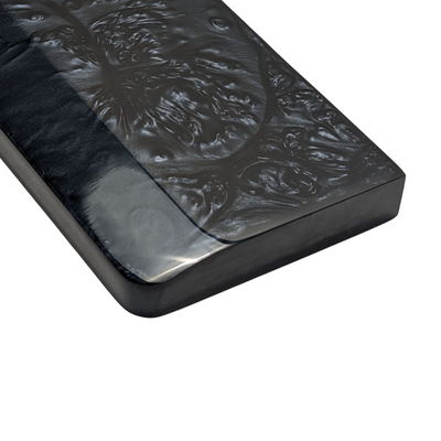 Black Resin Smoke Wrist Rest for Mechanical Keyboards