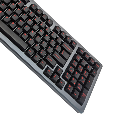 Black Widow Red on Black (TK-ROB) PBT Cherry MX Keycap Set (143 pcs)