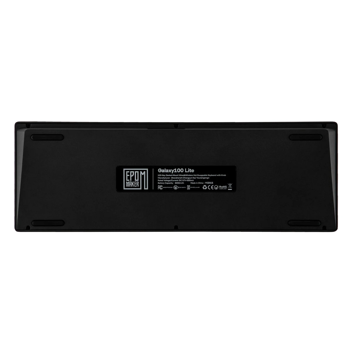 thock king epomaker galaxy 100 lite wireless-keyboard black back