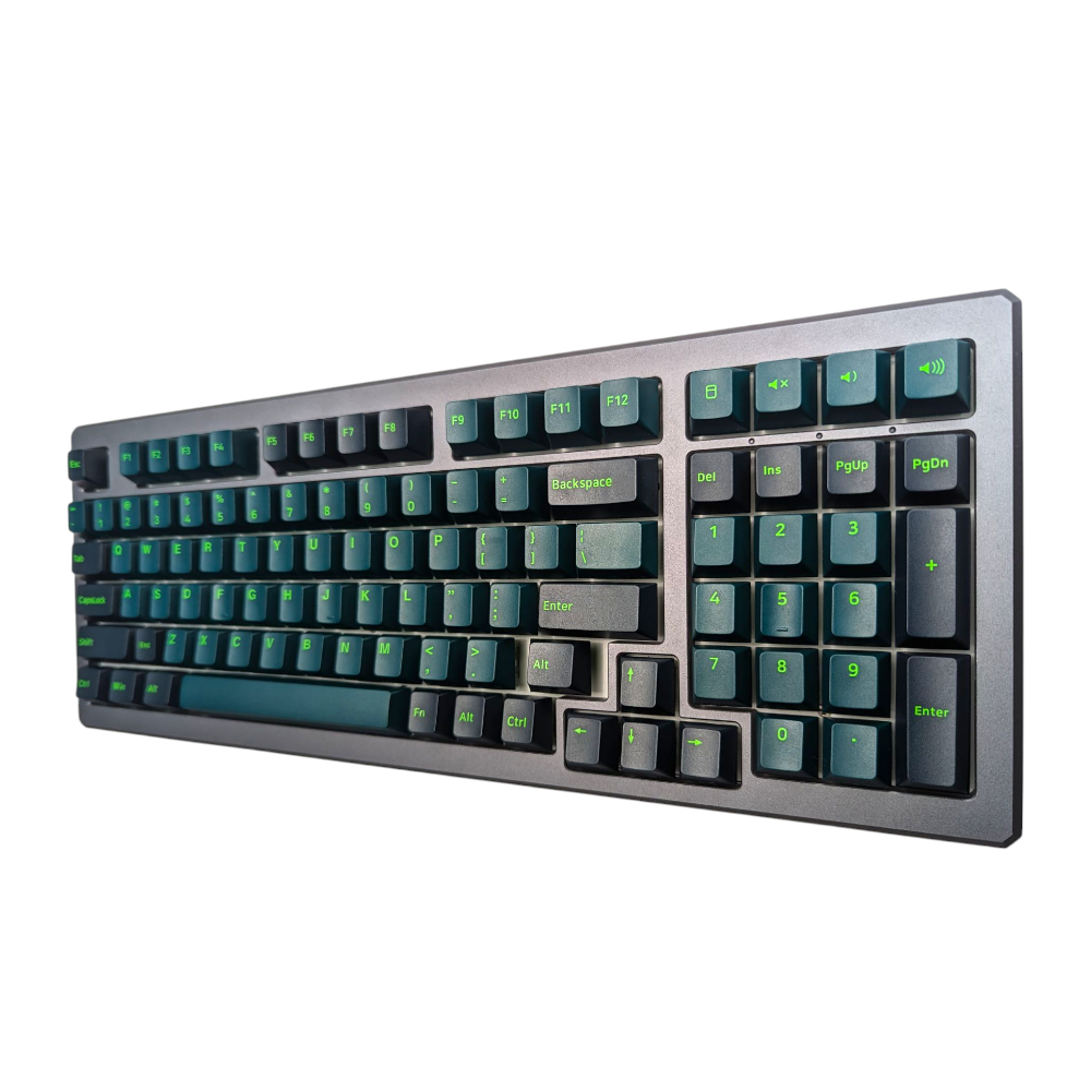 Emerald Forrest Cherry MX Keycap Set for mechanical Keyboards