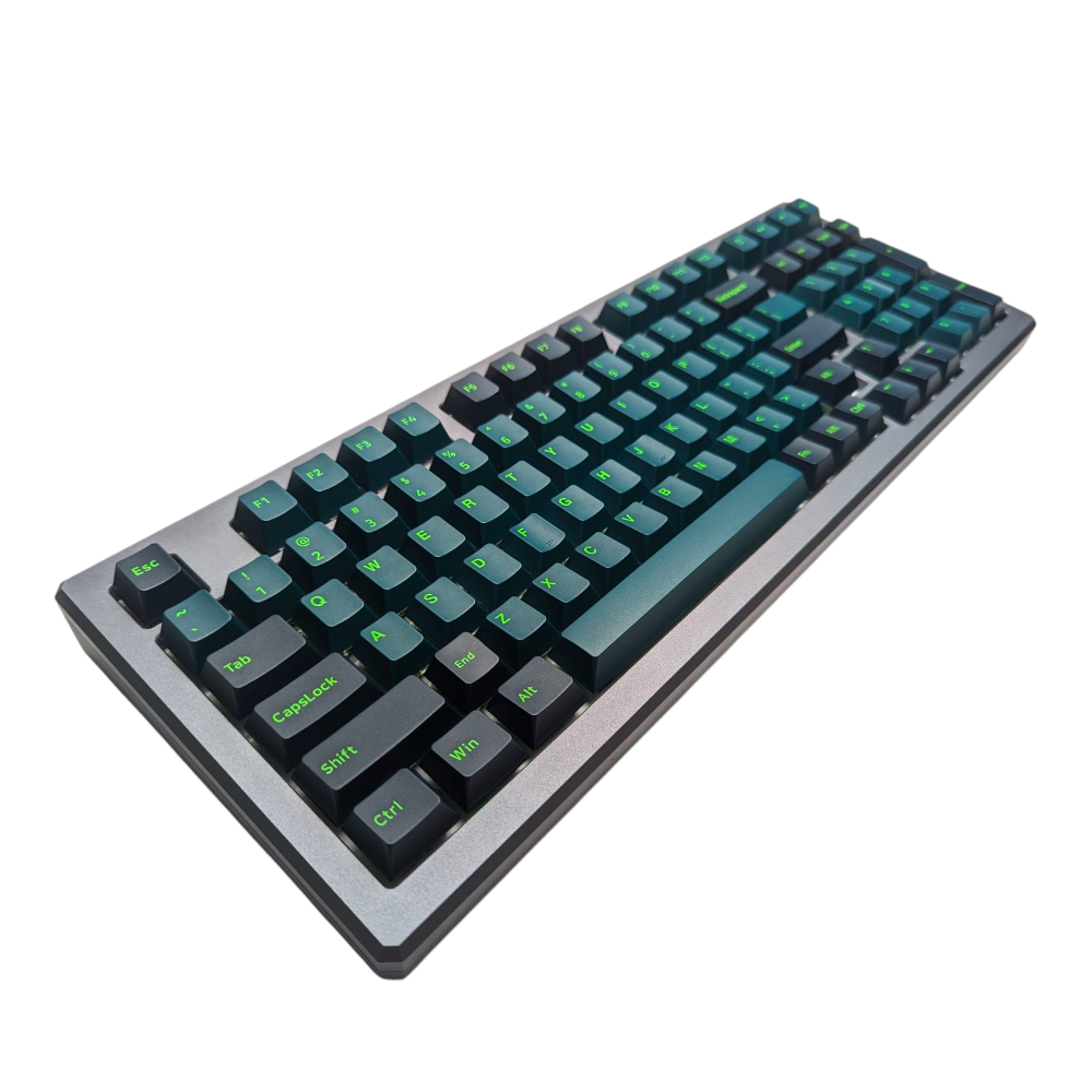 Emerald Forrest Cherry MX Keycap Set for mechanical Keyboards