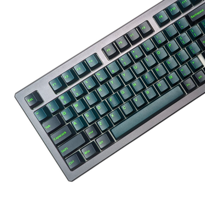 Emerald Forrest Cherry MX Keycap Set for mechanical Keyboards